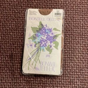 Bonwit Teller vintage pantyhose size A beige